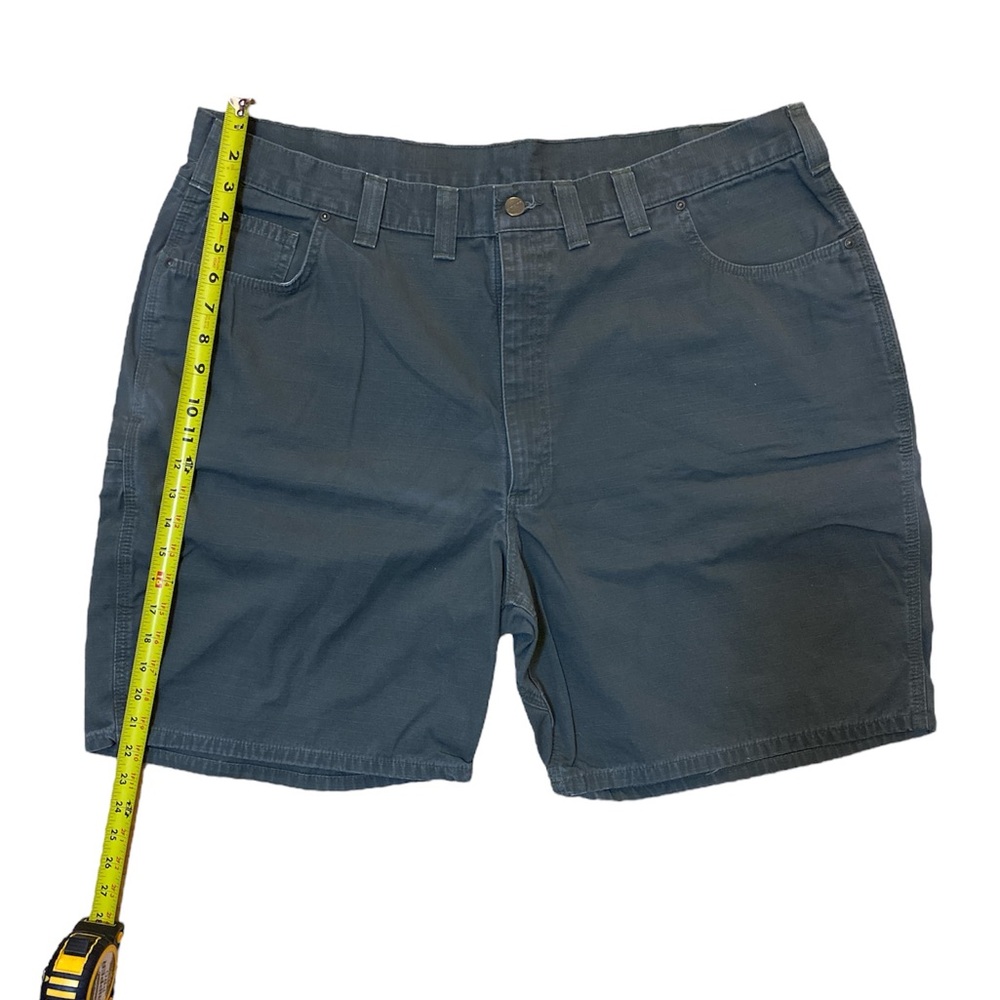 Men’s Green Carhartt B25 MOS Duck Carpenter Work Shorts 44 Original Fit